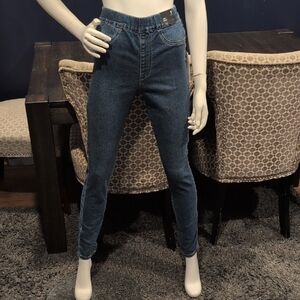 Express Women's Skinny Jeans in Deep Blue